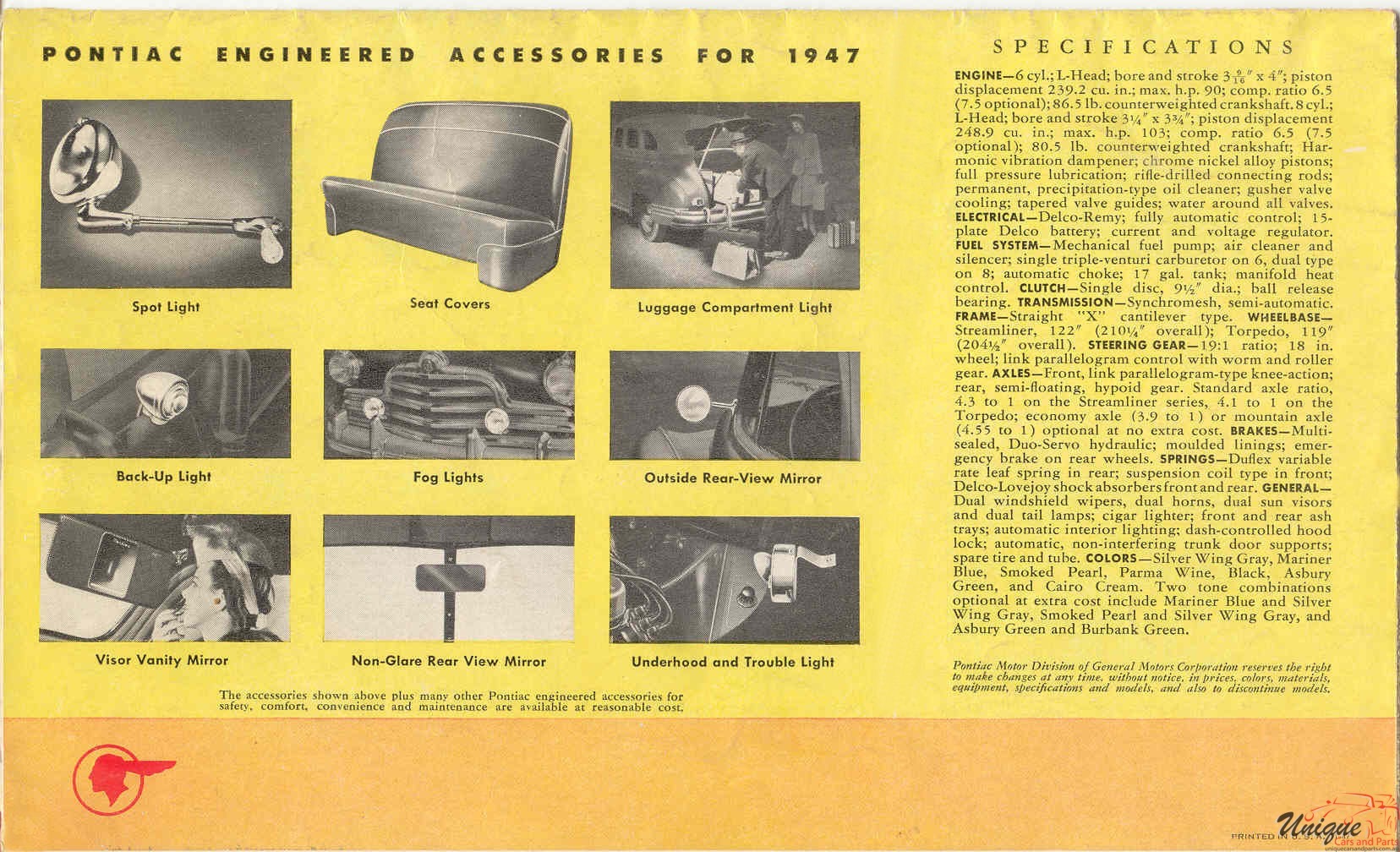 1947 Pontiac Brochure Page 8